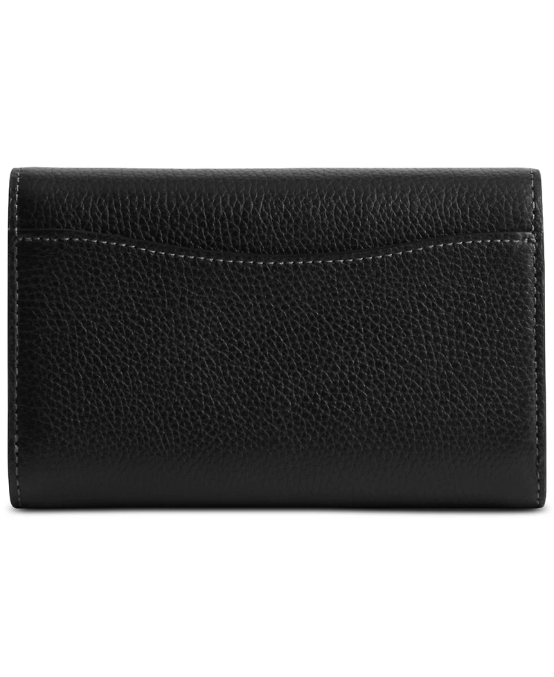 Coach Essential Medium Flap Leather Wallet