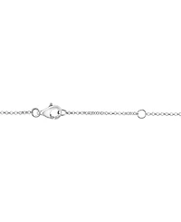 Effy Pink Sapphire (1-1/2 ct. t.w.), White Sapphire (1/20 ct.t.w.) & Diamond (1/3 ct. t.w.) Bar 18" Pendant Necklace in 14k Gold (Also in Blue Sapphir