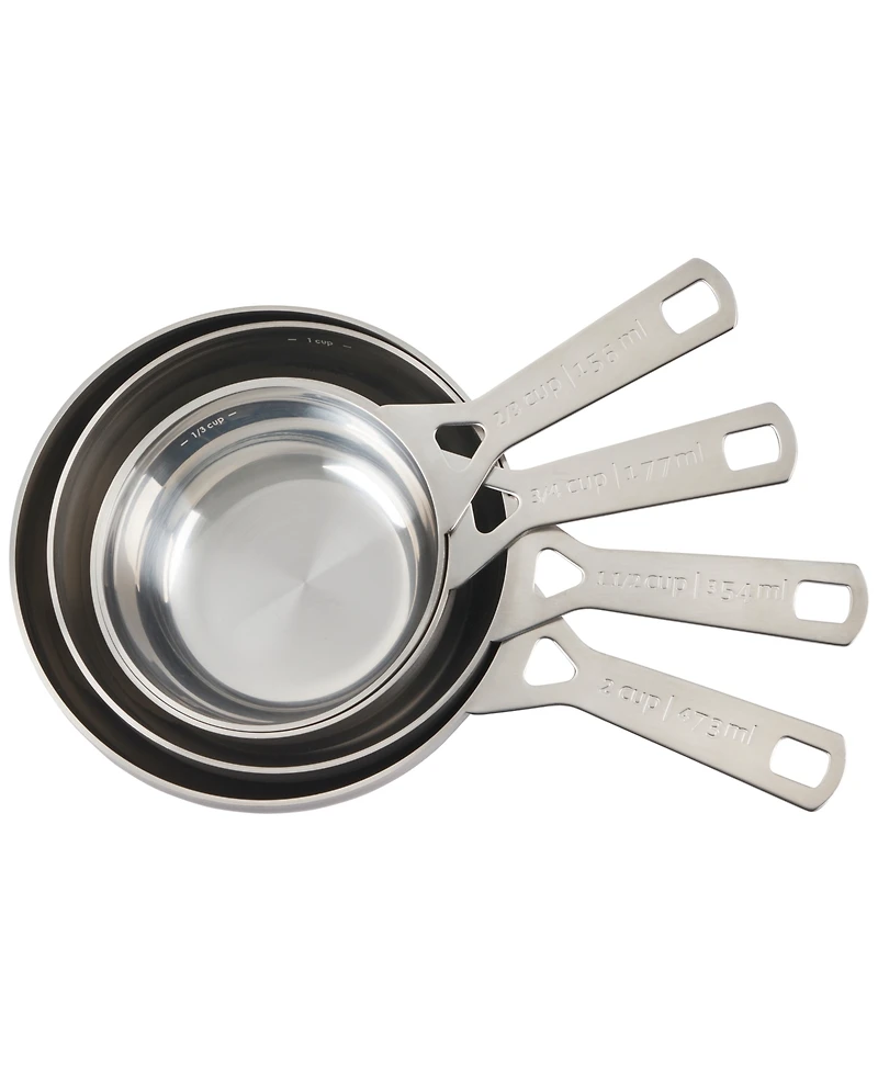 Le Creuset Stainless Steel Batch Measuring Cups, Set of 4