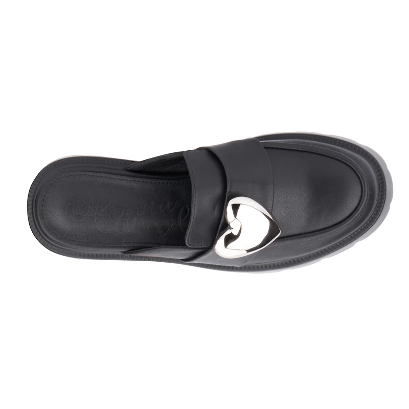 Olivia Miller Women's Heartless Platform Mule