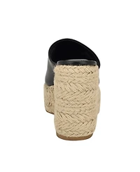 Guess Women's Evba Jute Wrapped Slip on Wedge Espadrilles