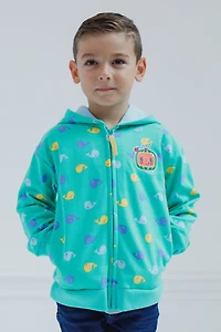 CoComelon Fleece Zip Up Hoodie Toddler| Child Boys