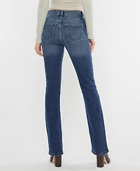 Kancan Women's High Rise Skinny Denim Bootcut Jeans