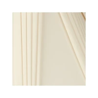 Springcrest Collection Empire Lamp Shade Ivory French Drape Large 6" Top x 17" Bottom x 12" High Spider Harp and Finial Fitting