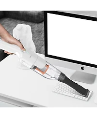 Lightweight Handheld Vacuum Cleaner Cordless Battery Powered Vacuum-White
