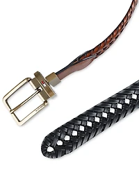 Tommy Hilfiger Men's Reversible Lace Logo Belt
