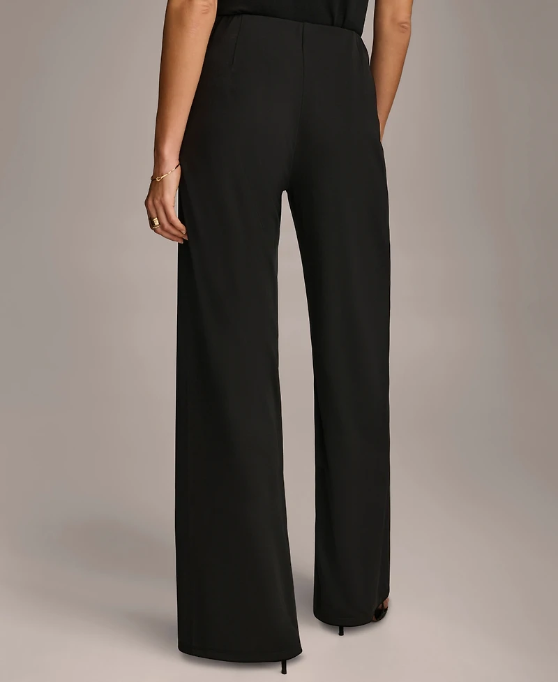 Donna Karan New York Women's Wide-Leg Jersey Pants