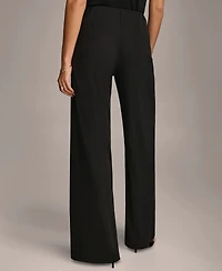 Donna Karan New York Women's Wide-Leg Jersey Pants