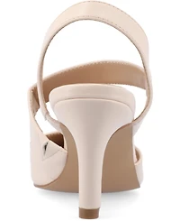 Journee Collection Women's Scarlett Asymmetrical Pointed Toe Pumps