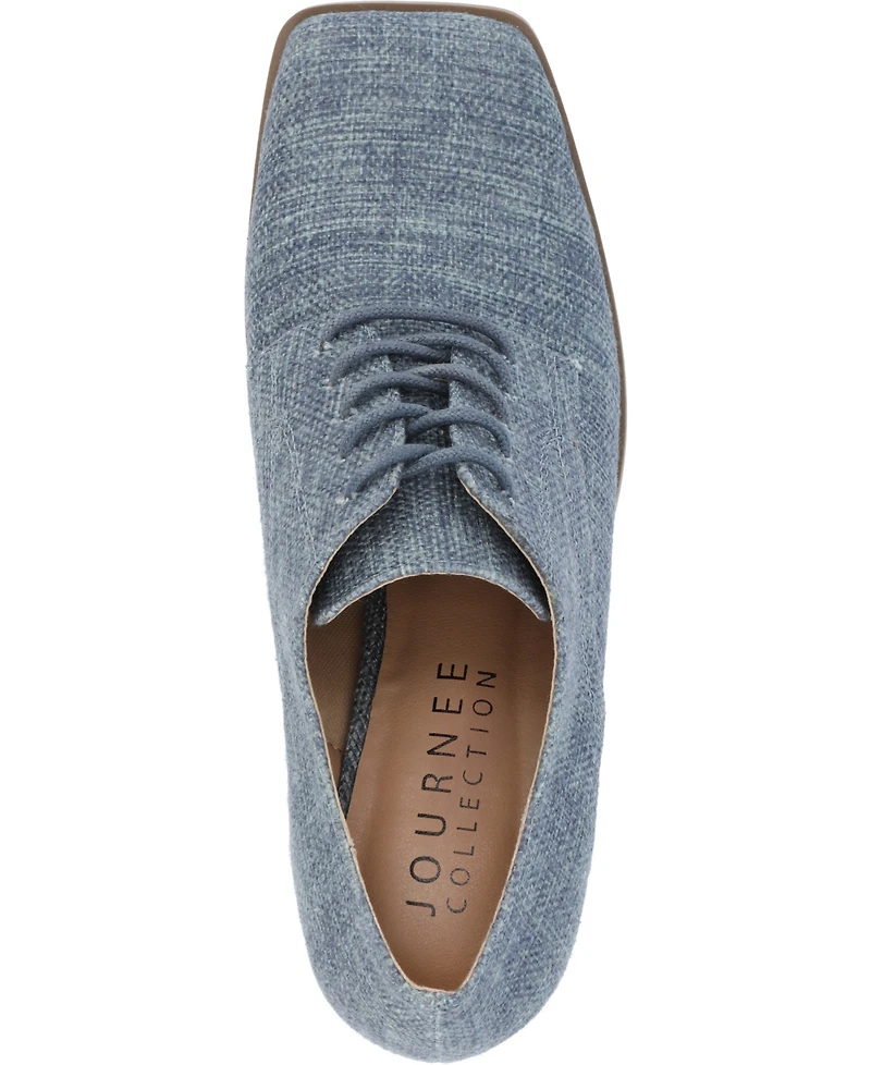 Journee Collection Women's Sylvan Square Toe Loafers