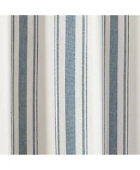 Farmhouse Stripe Yarn Dyed Eco-Friendly Recycled Cotton Window Curtain Panels
