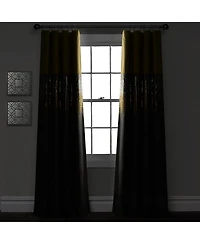 Lush Decor Night Sky 100% Lined Blackout Window Curtain Panel