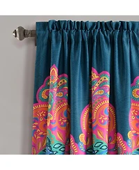 Boho Chic Light Filtering Window Curtain Panels