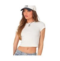 Women's Better Basics cropped t shirt