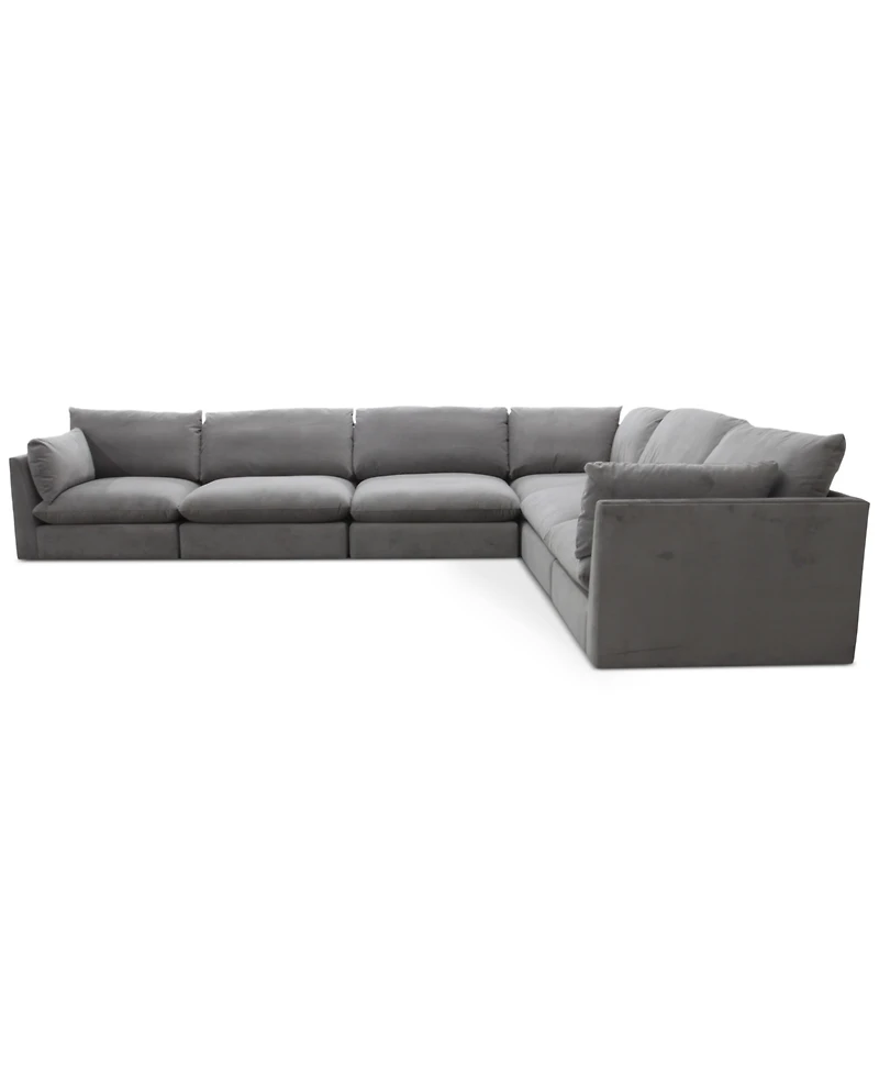 Marsten 168" 6-Pc. Fabric Sectional, Created for Macy's