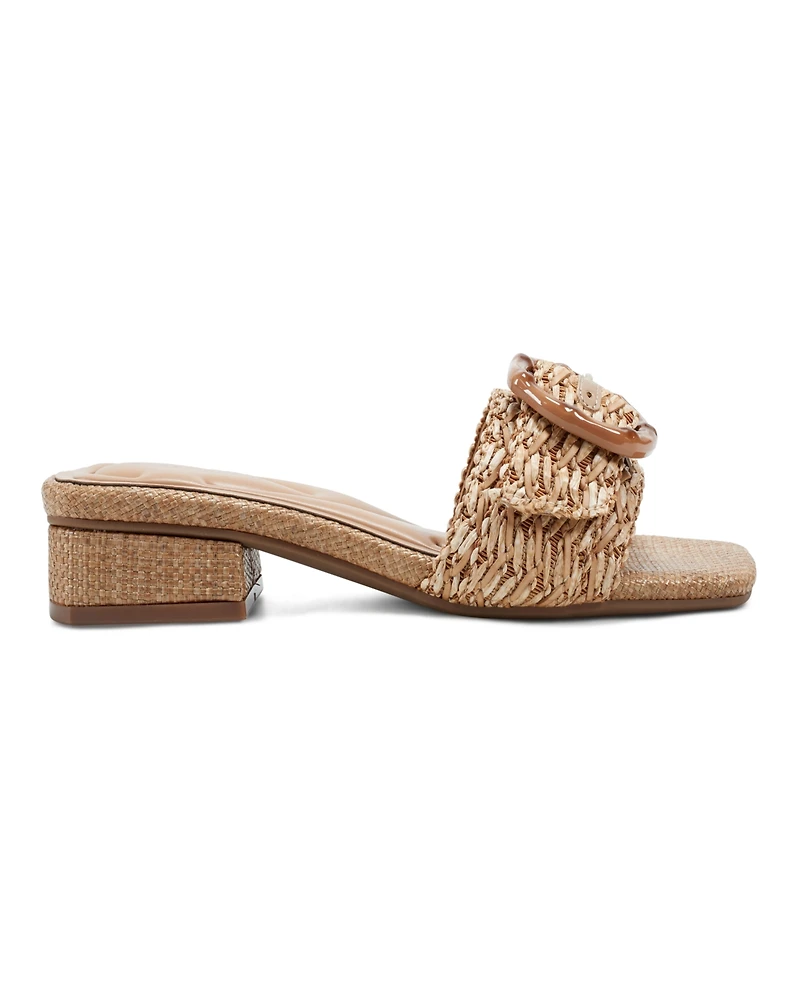 Easy Spirit Women's Gatlin Woven Low Block Heel Sandals
