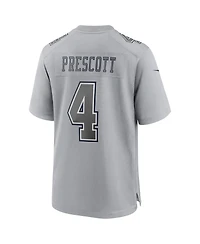 Men's Nike Dak Prescott Gray Dallas Cowboys Atmosphere Fashion Game Jersey