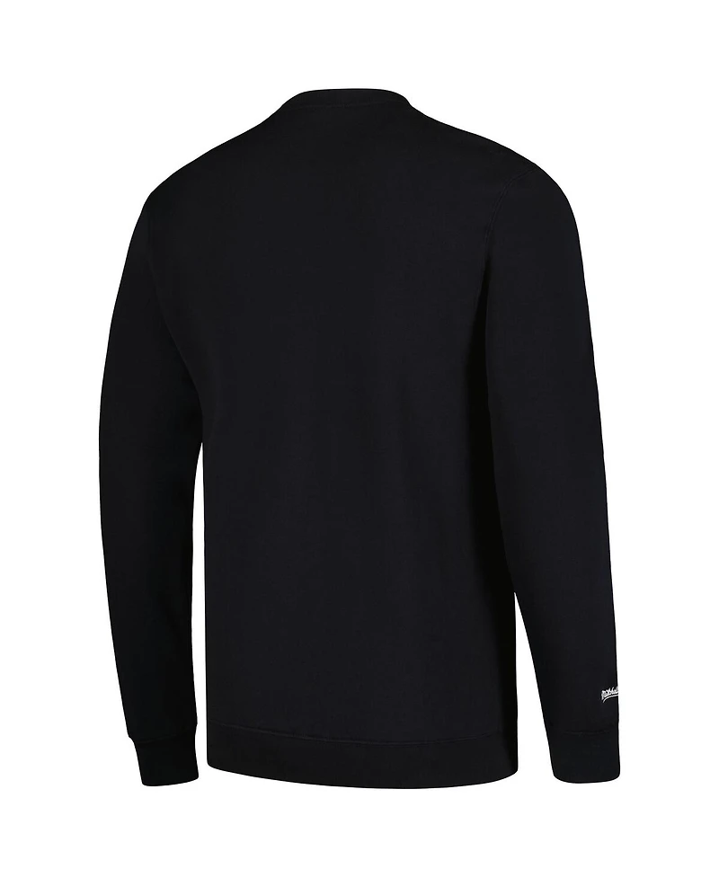 Men's Mitchell & Ness Bruce Lee Black Legacy Pullover Sweatshirt