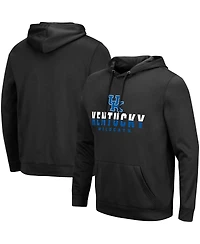 Men's Colosseum Black Kentucky Wildcats Lantern Pullover Hoodie