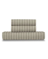 Ella Jayne French Linen Cotton Pinstripe 3-pc Duvet Cover Set, King/California King