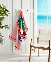 Lacoste Home Palm Croc Cotton Beach Towel