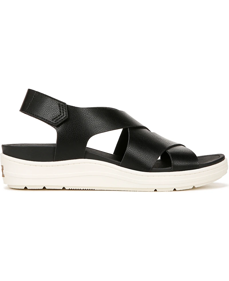 Dr. Scholl's Women's Time Off Sea Slingback Wedge Sandals