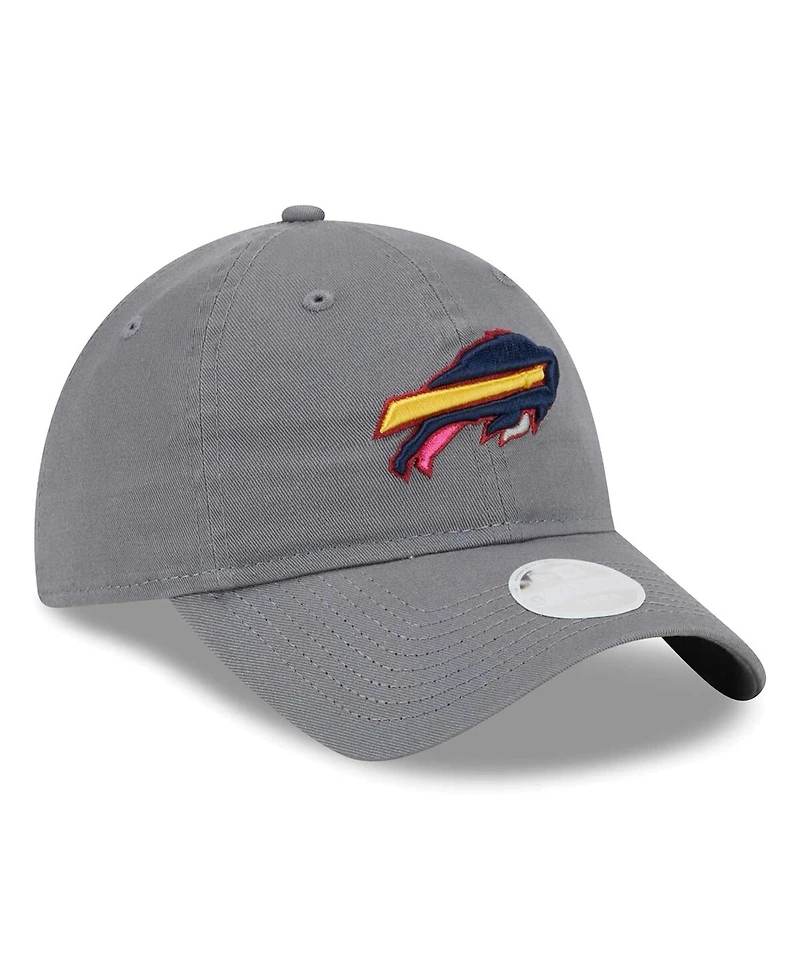 Women's New Era Gray Buffalo Bills Color Pack Multi 9TWENTY Adjustable Hat