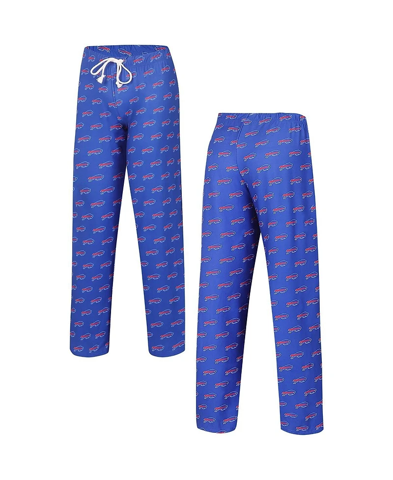 Women's Concepts Sport Royal Buffalo Bills Gauge Allover Print Sleep Pants