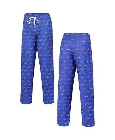 Women's Concepts Sport Royal Buffalo Bills Gauge Allover Print Sleep Pants