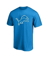 Men's Fanatics Amon-Ra St. Brown Blue Detroit Lions Big and Tall Player Name and Number T-shirt