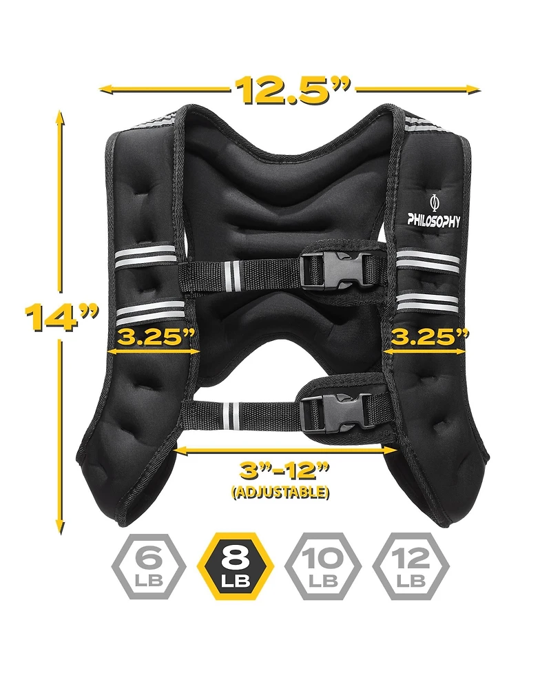 Philosophy Gym Weighted Workout Vest Lb