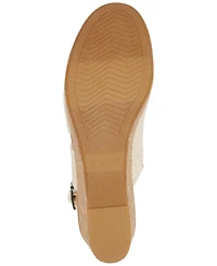 Toms Women's Claudine Slingback Cork Wedge Platform Sandals