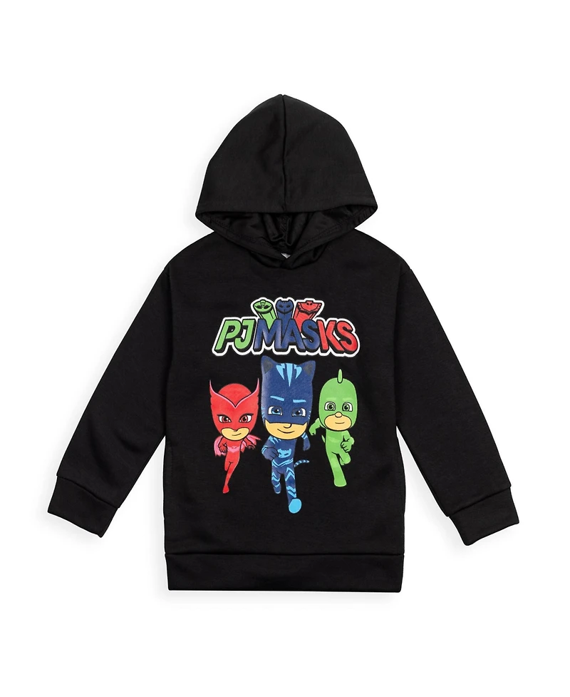 Pj Masks Little Boys Catboy Owlette Gekko Fleece Hoodie