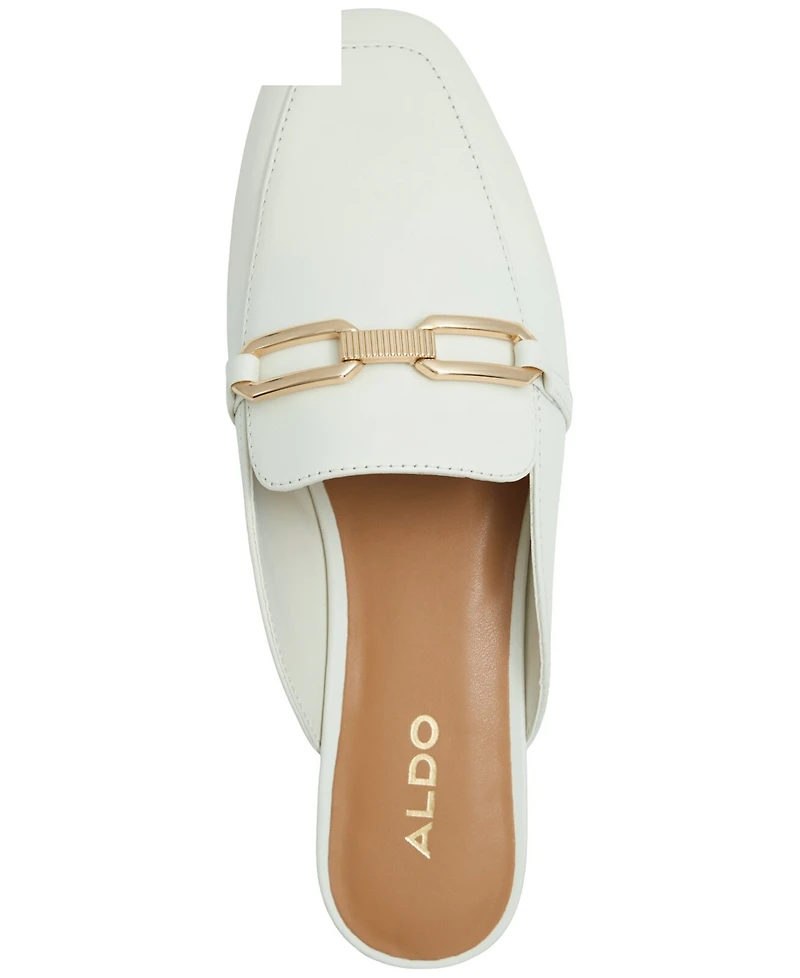 Aldo Women's Silvie Square Toe Slip On Mules