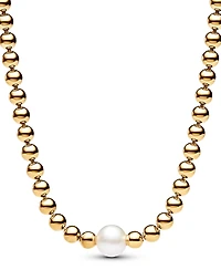 Pandora 14K Gold-Plated Treated Freshwater Cultured Pearl Beads Collier Necklace
