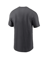 Men's Nike Anthracite San Francisco 49ers 2023 Nfc Champions Locker Room Trophy Collection T-shirt