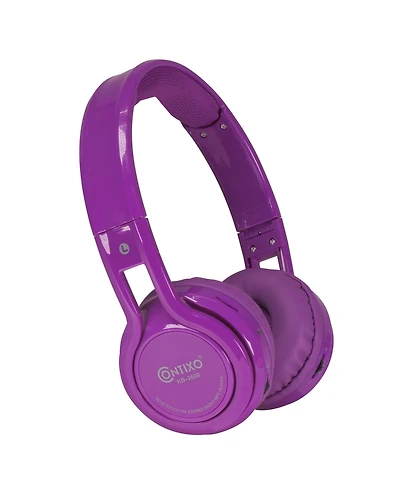 Contixo KB2600 Kids Bluetooth Wireless Headphones -Volume Safe Limit 85db -On-The-Ear Adjustable Headset