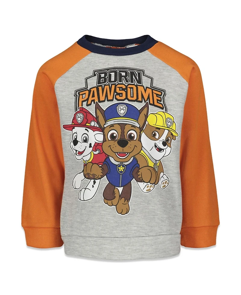 Paw Patrol Big Boys Fleece Sweatshirt and Pants Outfit Set
