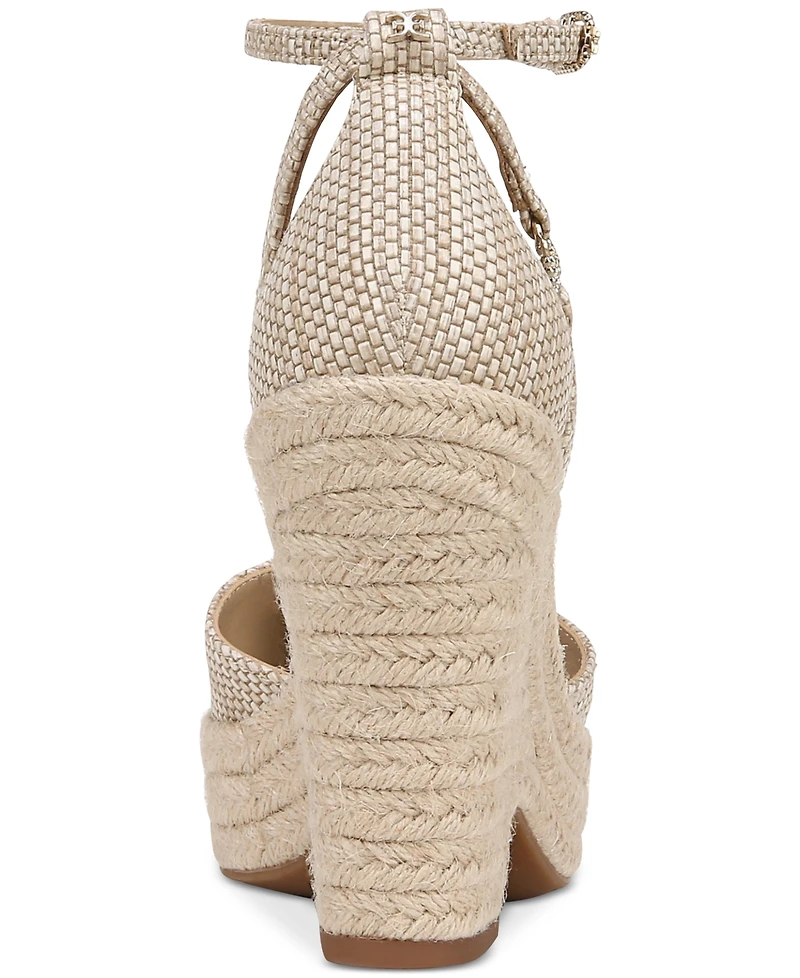 Sam Edelman Nati Two-Piece Platform Espadrille Wedges