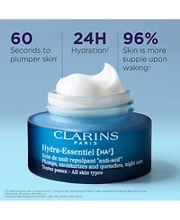 Clarins Hydra-Essentiel Night Moisturizer With Double Hyaluronic Acid, 1.7 oz.