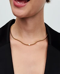 Pandora 14K Gold-Plated Treated Freshwater Cultured Pearl Beads Collier Necklace