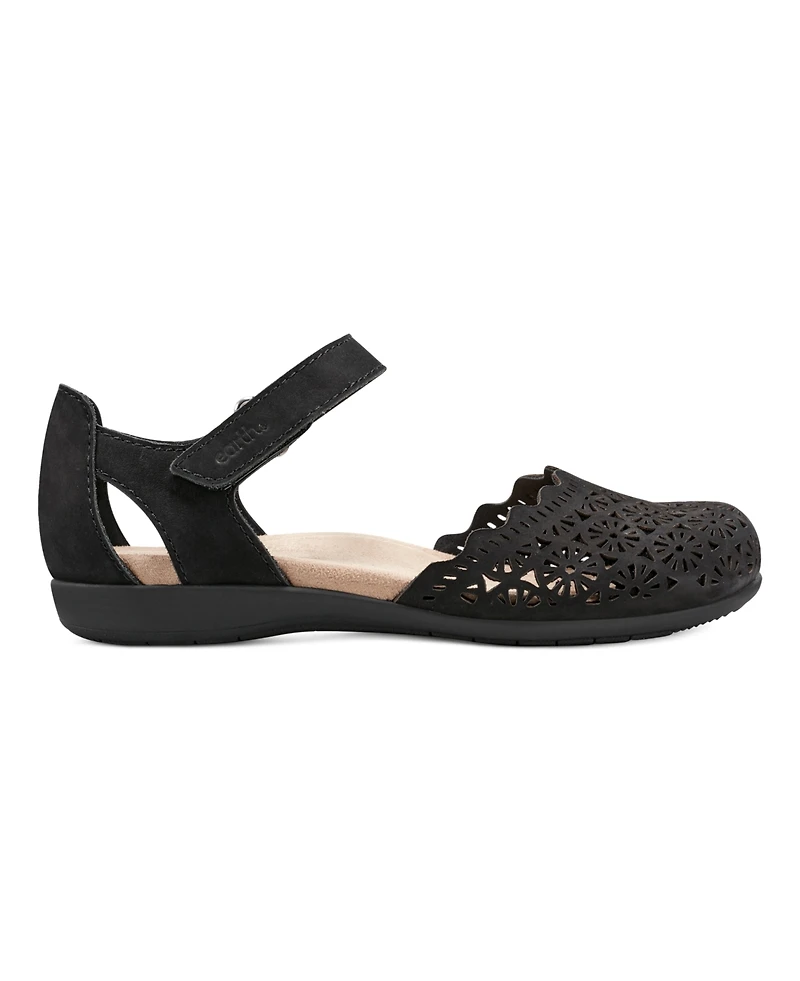 Earth Women's Bronnie Perforated Two-Piece Flat Sandals