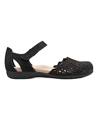 Earth Women's Bronnie Perforated Two-Piece Flat Sandals