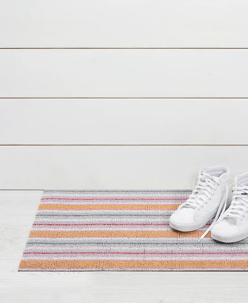 Chilewich Ribbon Stripe Shag Doormat 18" x 28"