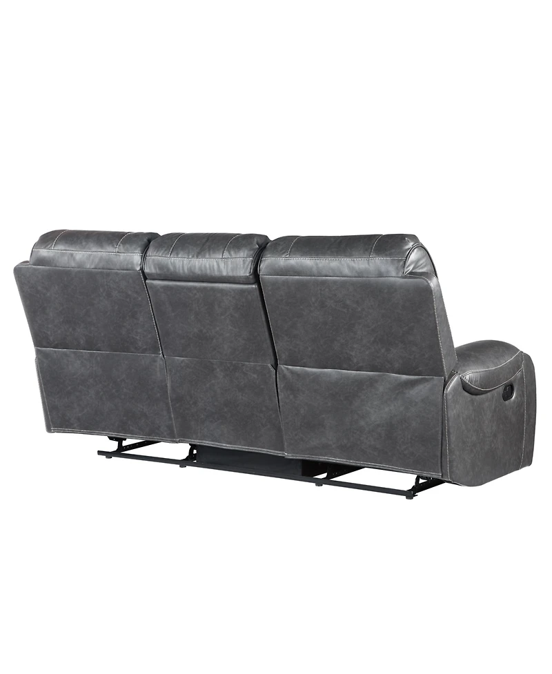 Keily 86" Manual Recliner Sofa Grey