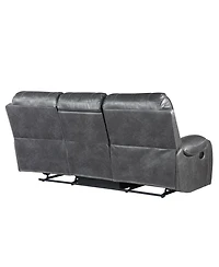 Keily 86" Manual Recliner Sofa Grey