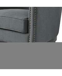 Roswell 29" Linen Accent Chair