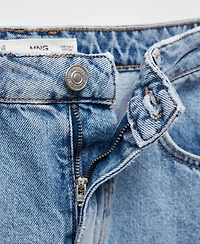 Mango Women's Denim Midi-Skirt