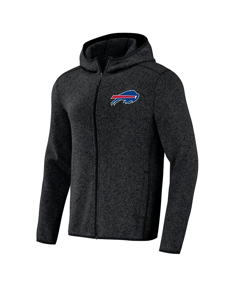 Men's Nfl x Darius Rucker Collection by Fanatics Black Buffalo Bills Fleece Pullover Hoodie