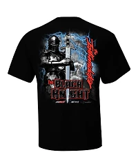 Men's Checkered Flag Sports Black Dale Earnhardt Knight T-shirt
